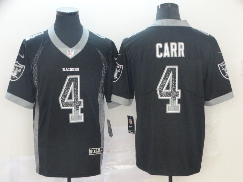 Men Oakland Raiders #4 Carr Black Nike Drift Fashion Color Rush Limited NFL Jerseys->oakland raiders->NFL Jersey